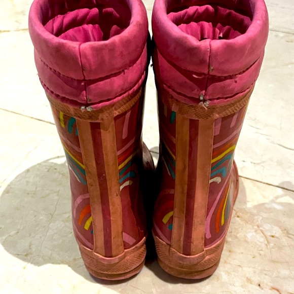Hatley Rainbow Rain Boots size 5 Toddler - Picture 2 of 4
